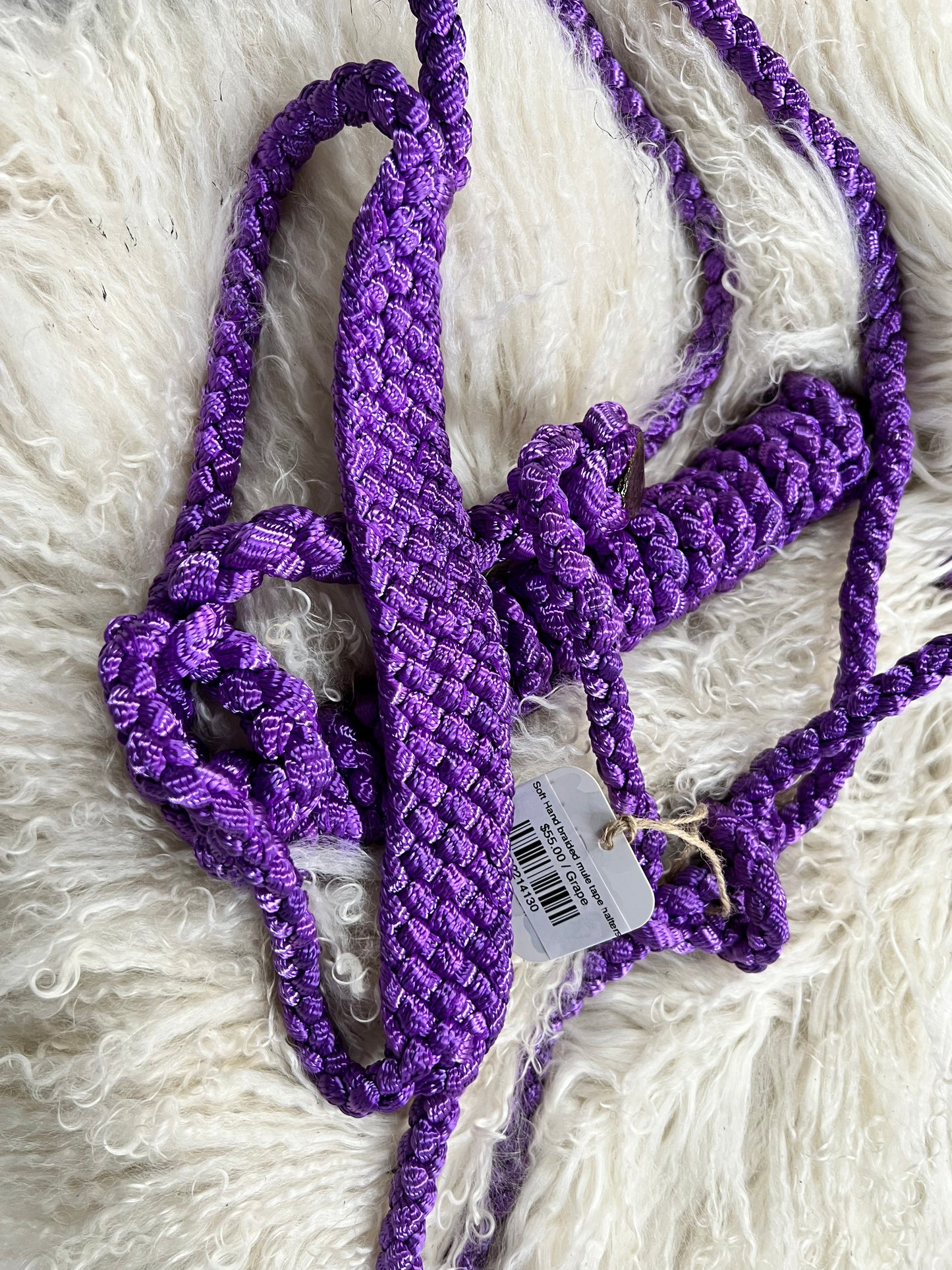 Soft Hand braided mule tape halters